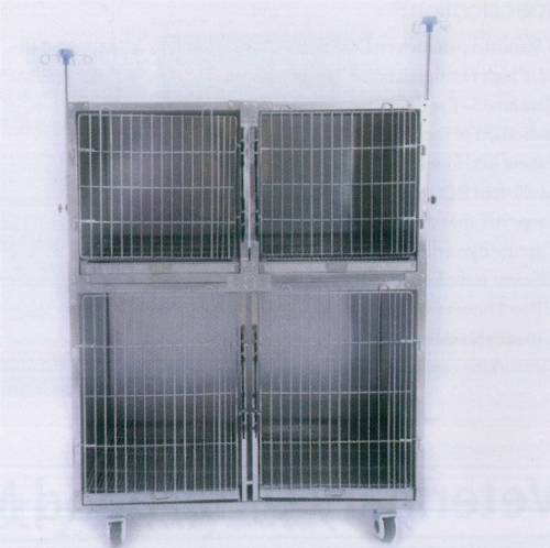 Stainless Steel Veterinary Cage 